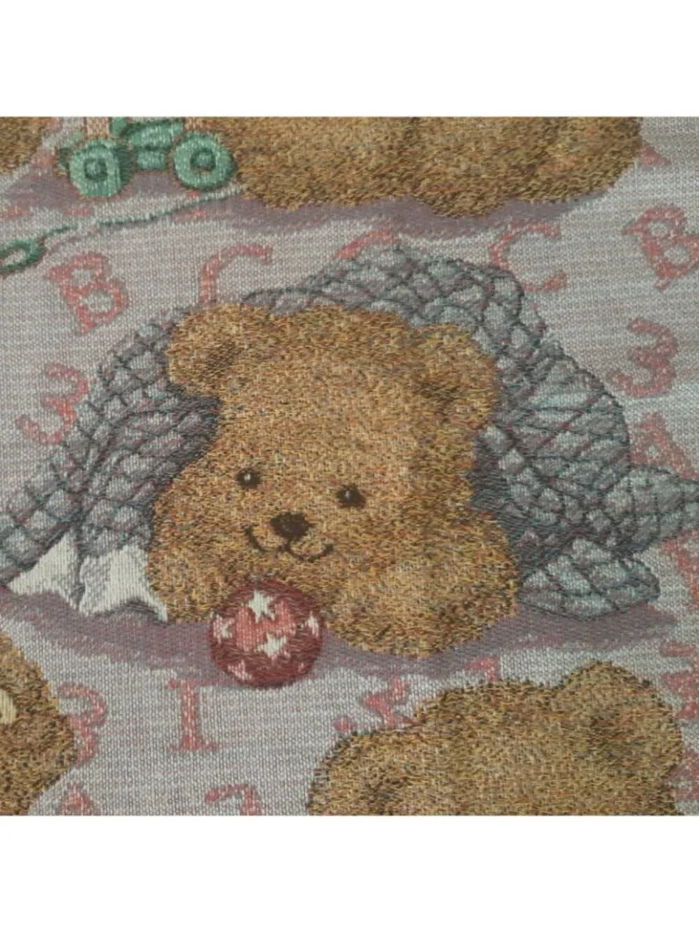 Fuzzy Teddy Baby Bears Throw Blanket Tapestry Afghan 36
